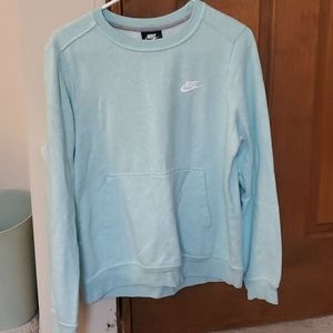 Nike light blue crew cute sweater